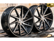 Комплект дисков R16 7,0J ET+36 5*100 Vossen CVT Черный глянец с полированными лучами (G560)