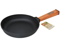 СКОВОРОДА ЧУГУННАЯ СОТЕЙНИК 240/260 BRIZOLL С ДЕРЕВЯННОЙ РУЧКОЙ