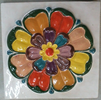 Цветок Озириса (фасадный изразец)