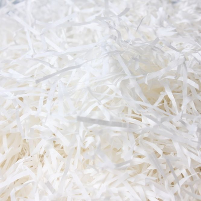 Наполнитель бумажный для подарков белый - 5 кг