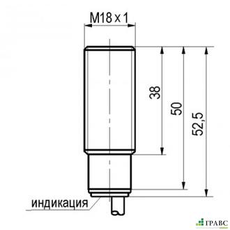 Индуктивный датчик ISBm A4B8-31P-5-LZ-C-V