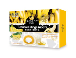 Японские моти Double Filligs Mochi с бананом и молоком