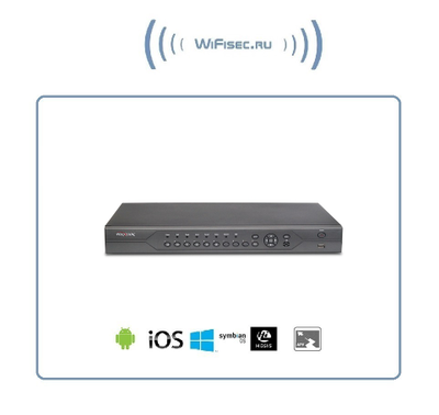 32-канальный IP-видеорегистратор на 2 жёстких диска HDD - 2 SATA (до 10 ТБ). 8x5M/16x3M/32x1080p IP камер