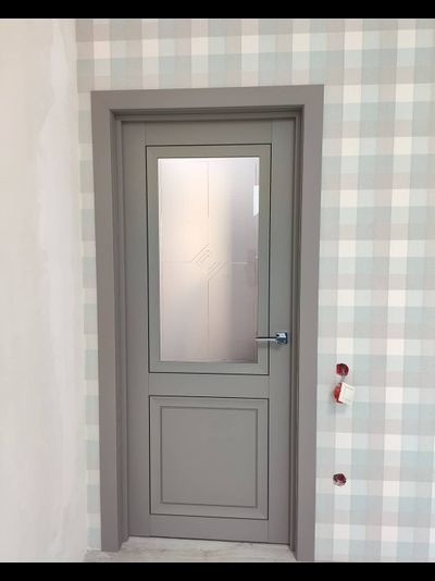 ДВЕРНАЯ ЛИНИЯ. ДЕКАНТО. SOFT TOUCH СЕРЫЙ БАРХАТ/ САТИН