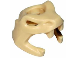 Minifigure, Headgear Helmet Snake Skull, Tan (18962 / 6097210)