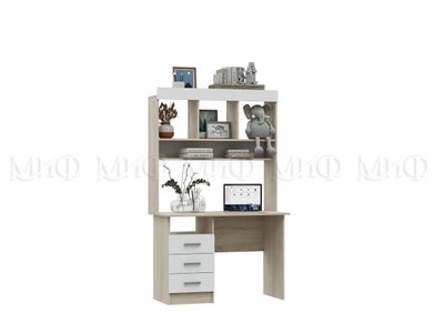 Стол компьютерный Мартина, сонома/белый