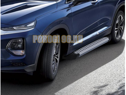Пороги на Hyundai Santa Fe (2018-2021) Bmw-style V2