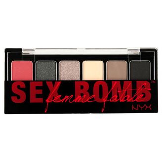 Палитра теней 6 цветов NYX The Sex Bomb Palette