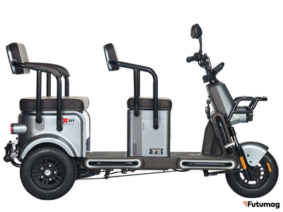 Электротрицикл Wanshida U1-X 60V 800Вт серый