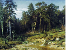 Картина обогреватель, репродукция Шишкина Сосновый бор