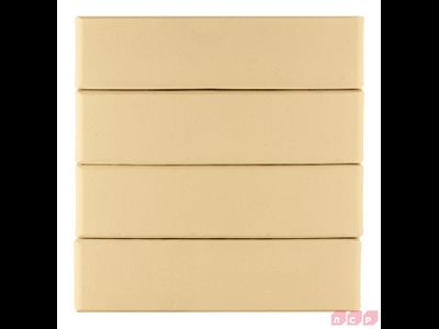 Облицовочный керамический кирпич ЛСР М150, 250х120х65 мм, бежевый Гладкий