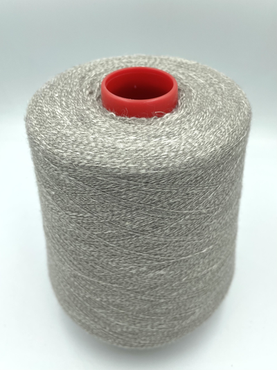 Filati Biagioli Modesto art. GINKO (филати биаджиоли модесто арт. гинко), состав: 46% WS кашемир, 27% SETA шёлк, 27% LINO лён, Nm. 2150 м в 100 гр., цв.715260 серо-коричневый дымчатый