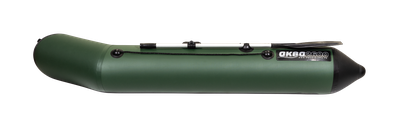 Моторная лодка Аква 2600 зеленый/черный