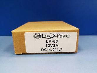 Блок питания Live Power LP-63 12V/2A  (4,0*1,7)