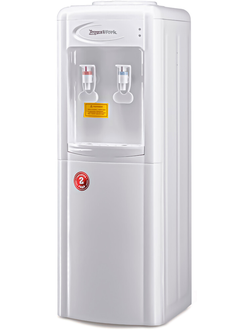 Кулер для воды Aqua Work 10-LR белый, с нагревом и компрессорным охлаждением