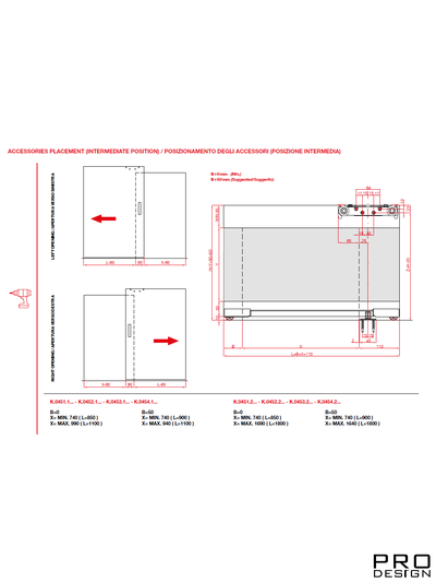 Раздвижная система Magic EQUAL для двери 68-110см до 40кг (черный анод.) (38-40 мм)