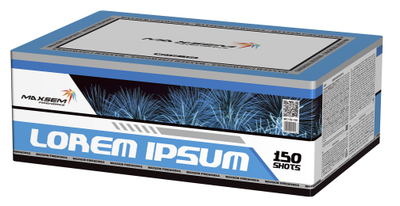 Батарея салютов LOREM IPSUM (1,5" / 150 залпов)
