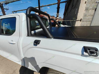 Жёсткая 4-секционная крышка кузова HAL Std для пикапа GWM Poer KingKong, установка под штатную дугу