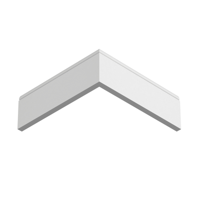 Плинтус Ultrawood BASE 5051, ЛДФ-декор, влагостойкий, ударопрочный, 2м, под покраску.