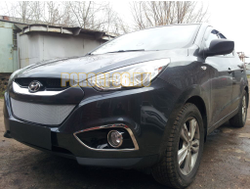 Защита радиатора Hyundai IX35 2010- chrome