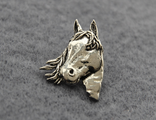 Значок ГОЛОВА ЛОШАДИ Брошь Лошадь в подарок Сувенир
