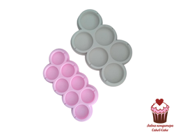 Форма для леденцов Круг 3,5 см, 8 ячеек