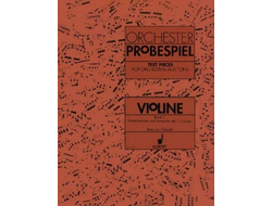 Orchester Probespiel Violine Band 2 Violine 1 (tutti) und 2 Sammlung wichtiger Passagen