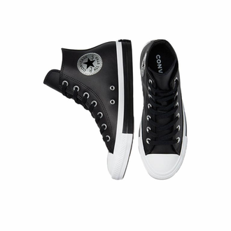 Кеды Converse Chuck Taylor All Star кожаные черные высокие