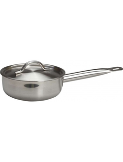 Сотейник 0,86 л с ручкой, нержавеющая сталь