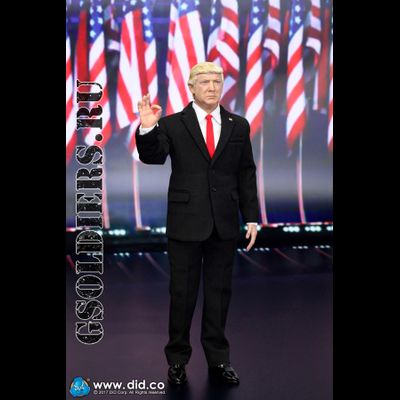 Дональд Трамп  - Коллекционная фигурка 1/6 Donald Trump (AP002) - DID