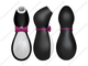 Вакуумный массажер Satisfyer Pro Penguin вид с трех сторон