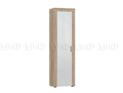 Пенал Ангара, сонома/белый глянец