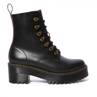 Ботинки Dr. Martens Leona Vintage черные