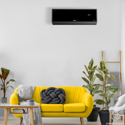 Сплит-система инверторного типа Zanussi Barocco DC Inverter Black ZACS/I-12 HB-BLACK/A23/N8