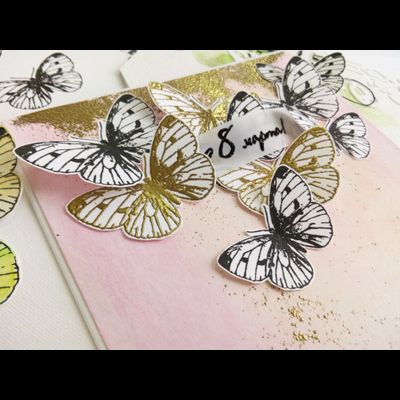 ФП штамп "Бабочка-капустница большая"