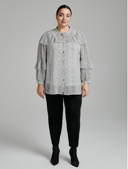 Джинсы брюки больших размеров для полных женщин