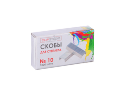 СКОБЫ ДЛЯ СТЕПЛЕРА CLIPSTUDIO №10 1000 ШТУК