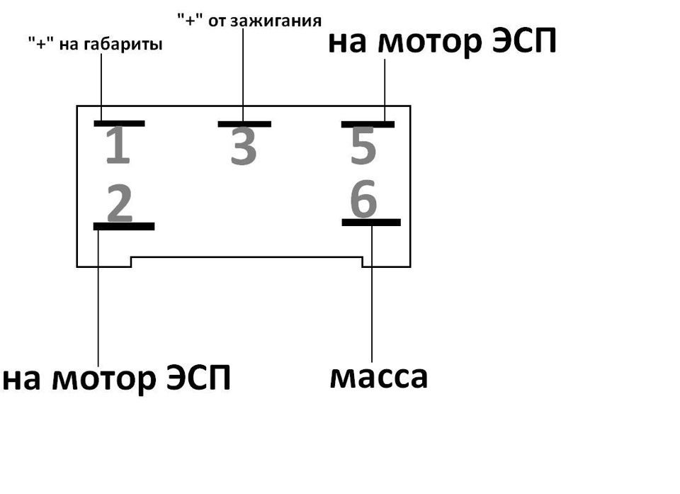 Распиновка кнопки ПКЛ-12-1