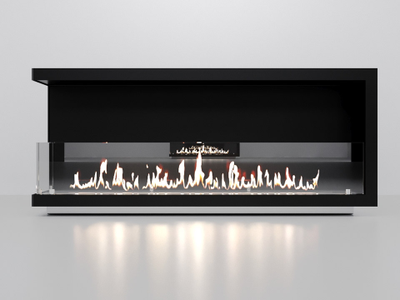 Угловой биокамин 1000G