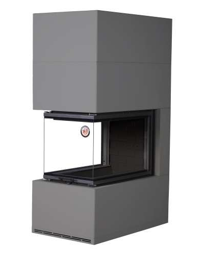 Камин РОДОС 900 ГРАФИТ, шамот черный