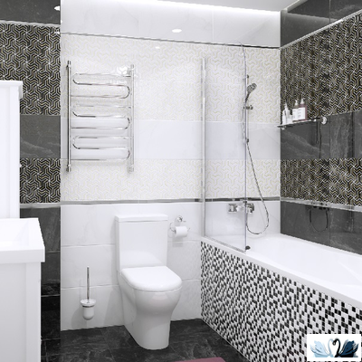 Керамогранит Laparet Crystal черный 40 х 40 см