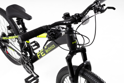 FET technics Limited Edition 24" Черный/лимонный (21 скорость, дисковые тормоза)