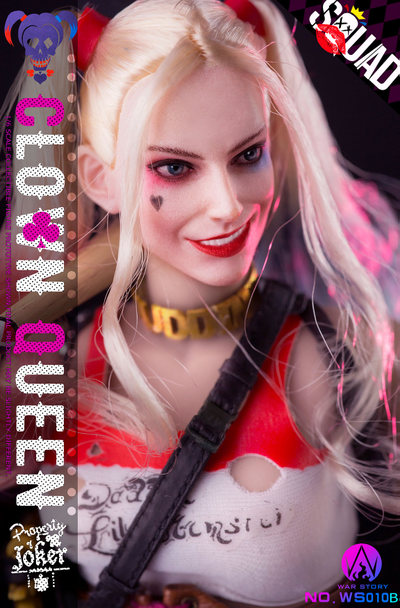 Харли Квинн (делюкс версия) - Коллекционная ФИГУРКА 1/6 Clown Queen deluxe edition (WS010-B) - War Story