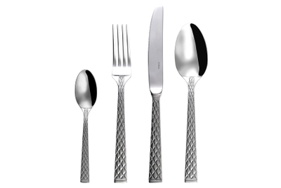Набор столовых приборов швейцарского бренда Sola, 24 предмета на 6 персон: 6 столовых ложек, 6 столовых вилок, 6 столовых ножей, 6 чайных ложек