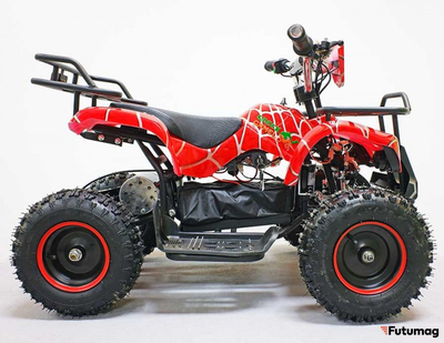 Квадроцикл GreenCamel Гоби K21 (30 Ah 36V 800W R6 Цепь) Красный паук