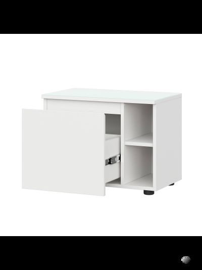 Одри тумба прикроватная Белый