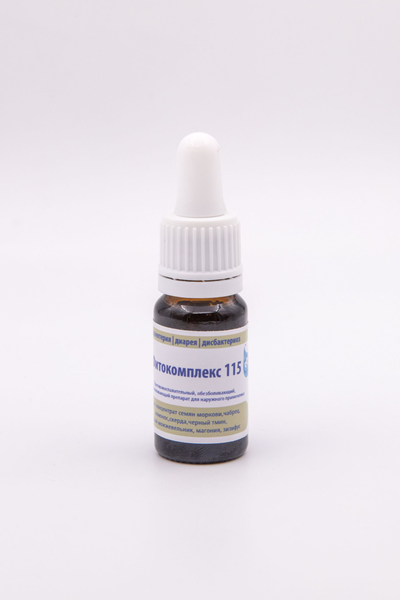 Фитокомплекс Волгаладь № 115 профилактика дизентерии, диареи, дисбактериоза, кишечной инфекции, стафилококка, 10 мл