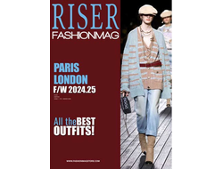 Riser Fashionmag Magazine Paris-London Winter 2025 Иностранные журналы о моде, Intpressshop