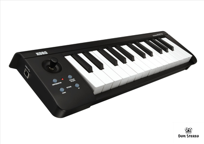 фото, вид сбоку  Microkey 25 миди-контроллер