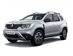 Защита порогов прямая 63 мм ИСКРА (ППК) RENAULT Duster 2021-. Арт. RDU-21-330302.11